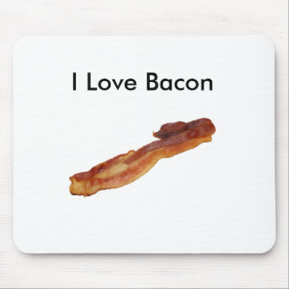 Eu amo o bacon Mousepad