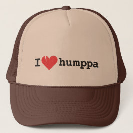 Eu amo o Boné Humppa Brown Trucker