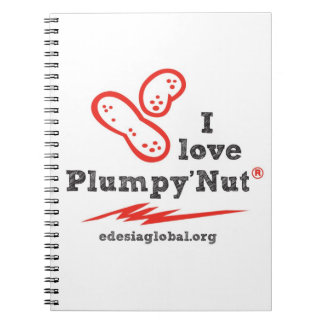 Eu amo o caderno de Plumpy'Nut