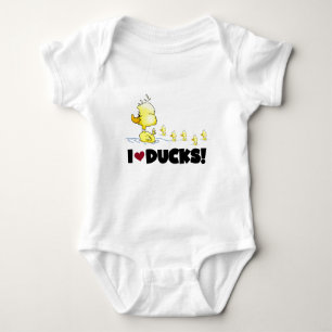 Eu amo o camiseta e os presentes dos patos