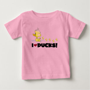 Eu amo o camiseta e os presentes dos patos