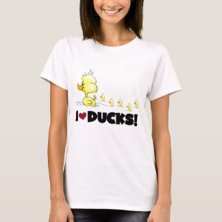 Eu amo o camiseta e os presentes dos patos