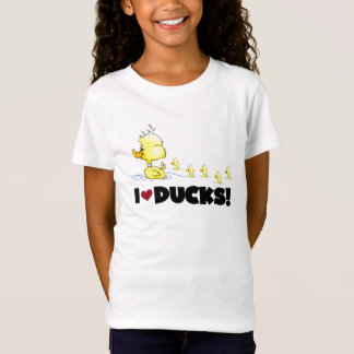 Eu amo o camiseta e os presentes dos patos