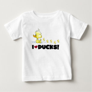 Eu amo o camiseta e os presentes dos patos