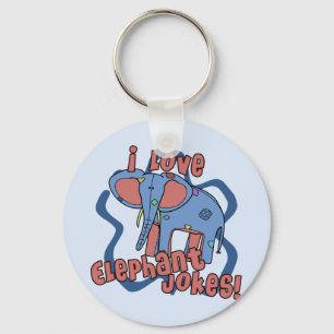 Eu amo o chaveiro das piadas do elefante
