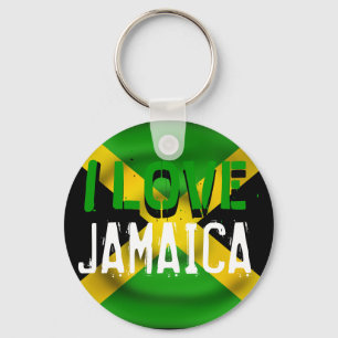 Eu amo o chaveiro de Jamaica