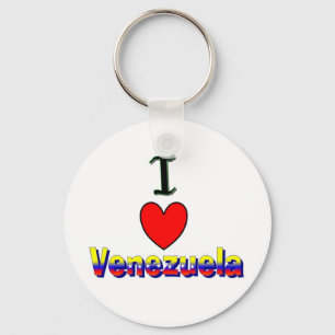 Eu amo o chaveiro de Venezuela