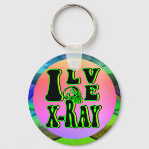 Eu amo o chaveiro do raio X