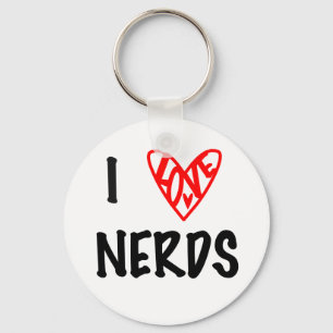 Eu amo o chaveiro dos nerd