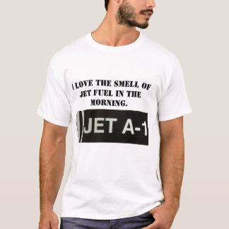 Eu amo o cheiro do t-shirt do combustível para