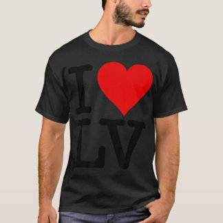 EU AMO O CORAÇÃO LAS VEGAS NEVADA LV T-Shirt