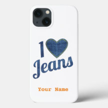 Eu amo o Design de Moda Jeans Vintage com Cós de C
