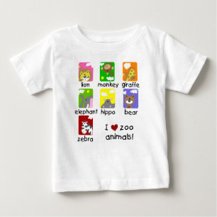 Eu amo o Hoodie do pulôver da criança dos animais