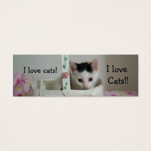 Eu amo o marcador dos gatos!