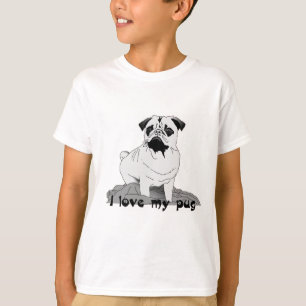 Eu amo o meu cachorro! Camiseta