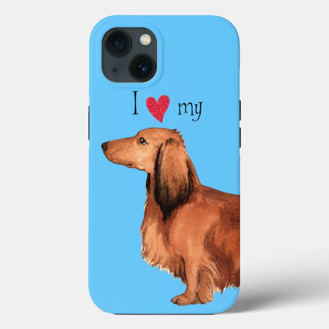 Eu Amo o meu Dachshund (Verso)