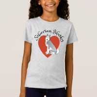 Eu amo o meu Husky Siberiano! Camiseta