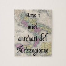 Eu amo o meu Quebra-cabeça de Ancestrais Italianos