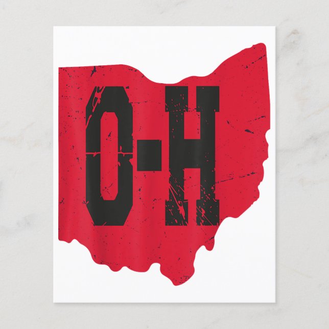 Eu Amo O Meu Script Home De Ohio, Ohio Buckeye Sta (Frente)