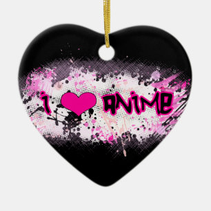 Eu amo o ornamento do Anime