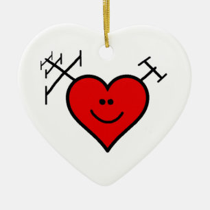 Eu amo o ornamento do radioamador por Brownielocks