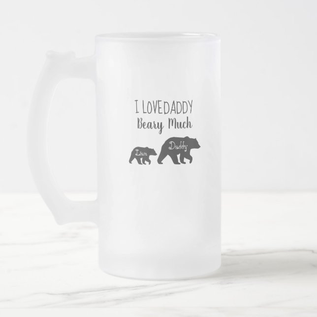 Eu amo o pai Beary muita caneca (Esquerda)