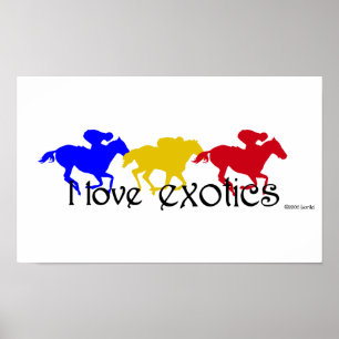 Eu amo o poster de Exotics