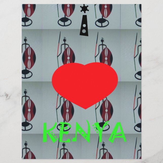Eu amo o Quênia (Frente)