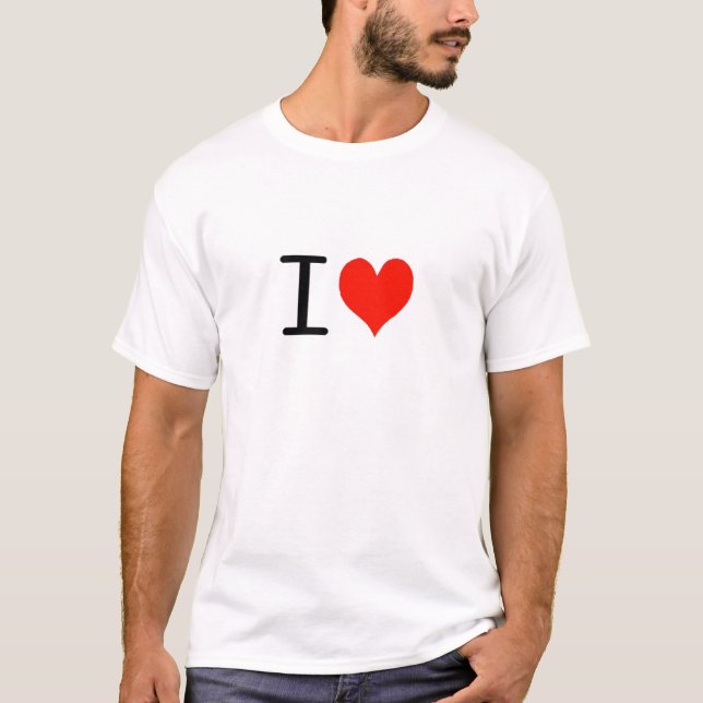 Eu amo… o t-shirt (Frente)