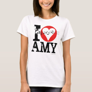 Eu amo o t-shirt 1 do Amy