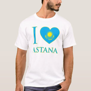 Eu amo o t-shirt básico de Astana