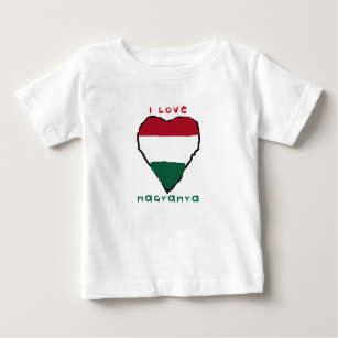 Eu amo o t-shirt da criança de Nagyanya