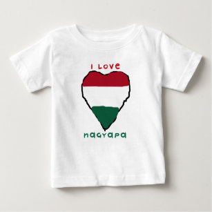 Eu amo o t-shirt da criança de Nagyapa