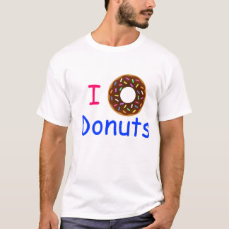Eu amo o t-shirt das rosquinhas