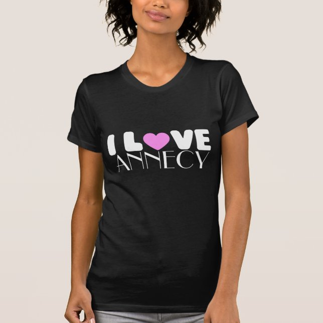 Eu amo o t-shirt de Annecy | (Frente)