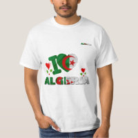 EU AMO O T-SHIRT DE ARGÉLIA