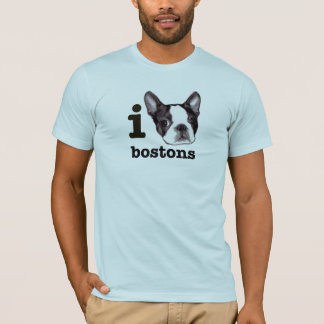 Eu amo o t-shirt de Bostons