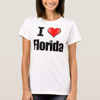Eu amo o t-shirt de Florida - mulheres