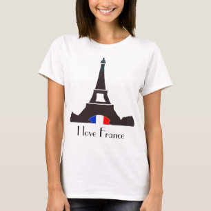 Eu amo o t-shirt de France