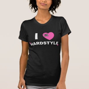 Eu amo o t-shirt de Hardstyle