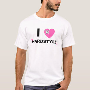 Eu amo o t-shirt de Hardstyle
