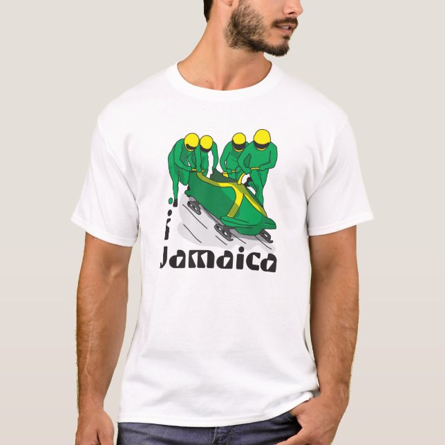 EU AMO o t-shirt de JAMAICA (Frente)