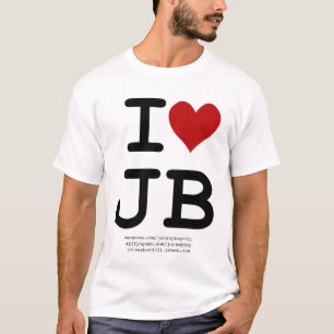 Eu amo o t-shirt de JB