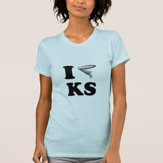 Eu amo o t-shirt de Kansas