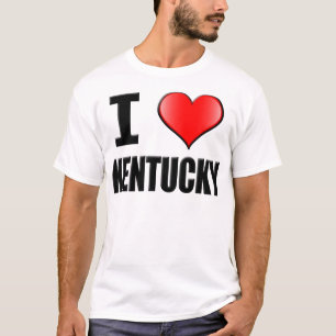 Eu amo o t-shirt de Kentucky - homens