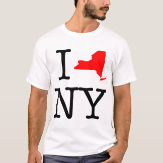 Eu amo o t-shirt de NY New York