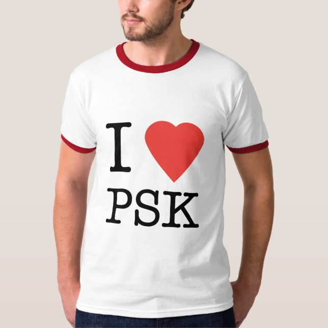 Eu amo o t-shirt de PSK (Frente)