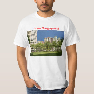 Eu amo o t-shirt de Singapore!