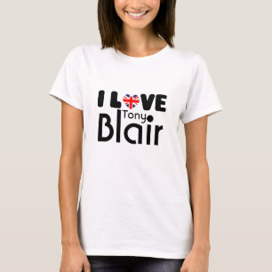 Eu amo o t-shirt de Tony Blair
