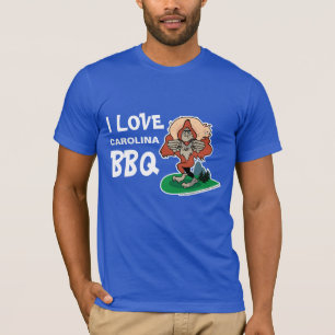 Eu amo o t-shirt do costume de Sasquatch do